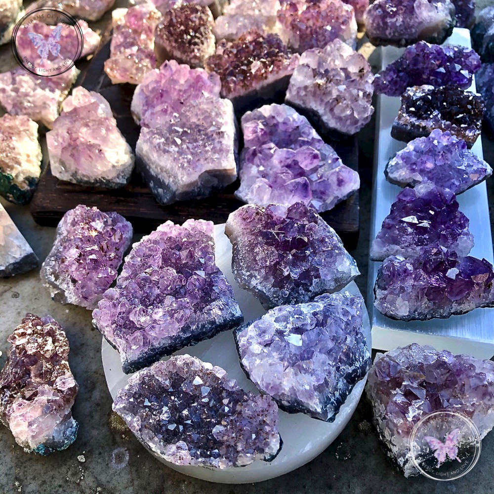 Amethyst Druze Clusters (Small)