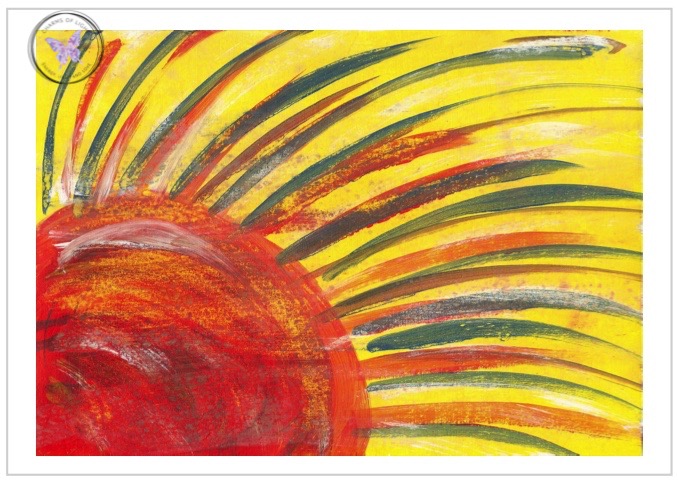 Art Greeting Card (Sun Dreams)