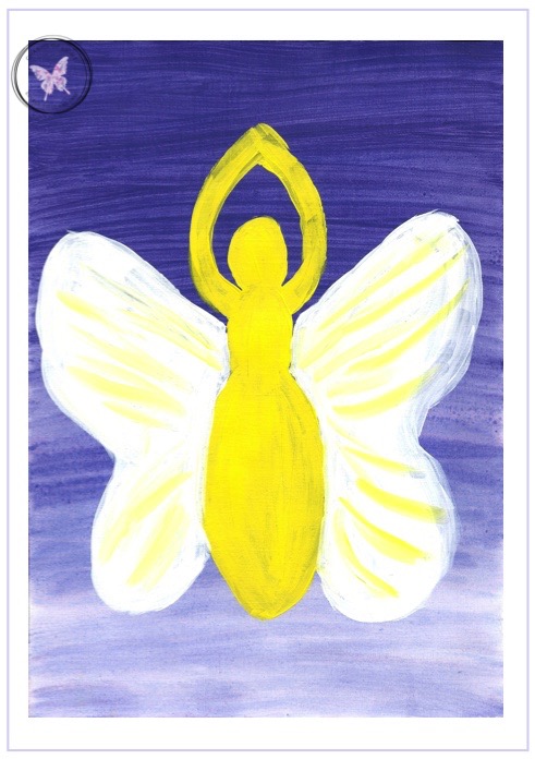 Art Greeting Card (Winged Goddess)