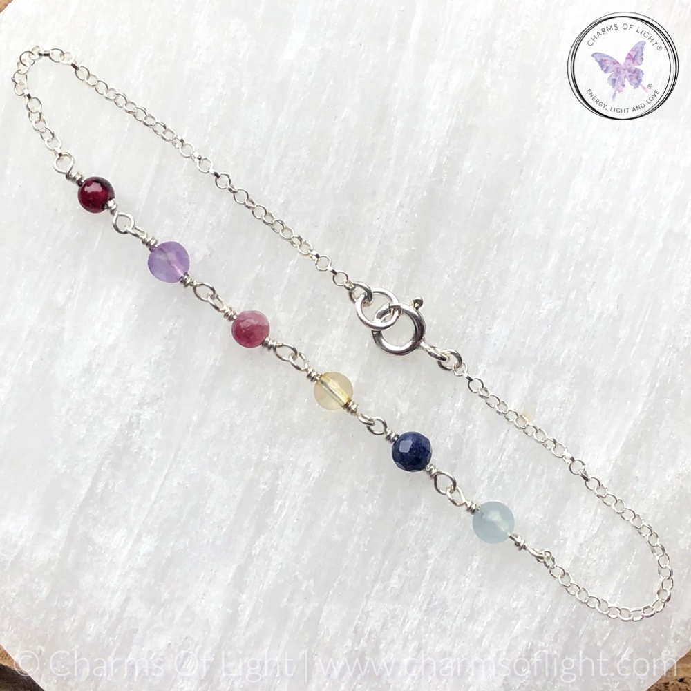 Family Birthstone Chain Bracelet