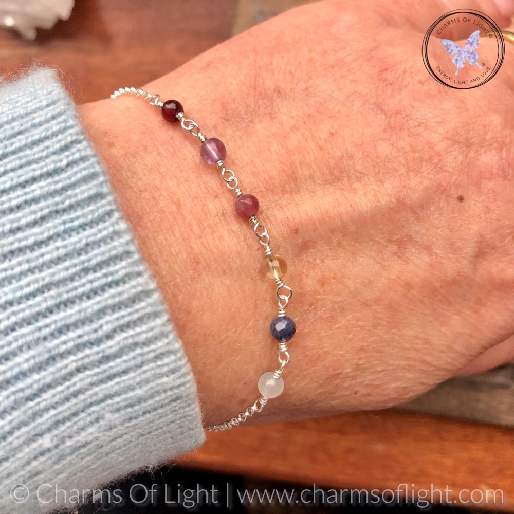 Family Birthstone Chain Bracelet